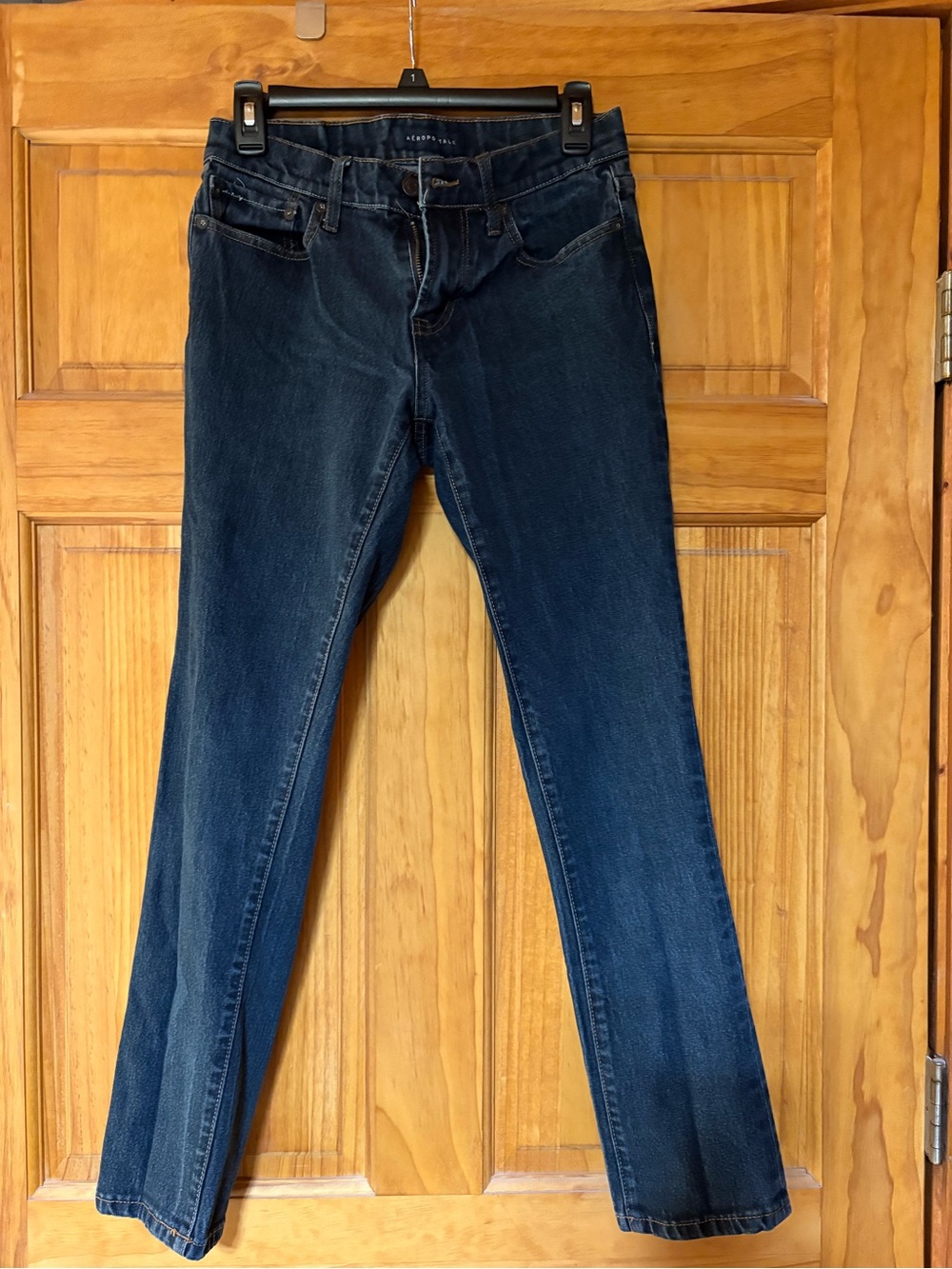 Dark Blue Men’s slim straight Jeans